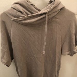 Divided Hooded Short Sleeve (longline)